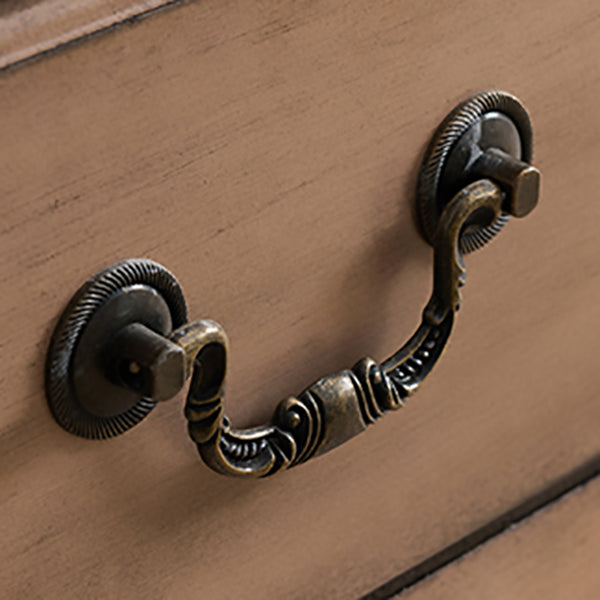 Industrial Brown Lacquered Cabinet 3-Door Cabinets, 70.9" Tall Clearhalo 'Cabinets & Chests' 'cabinets_chests' 'furn' 'furn_cabinets_chests' 'Furniture' 'Living Room Furniture' 7172215