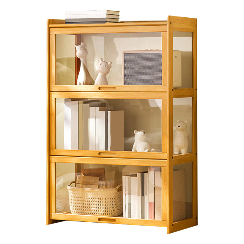 27.6" W Rectangle Accent Cabinet, Contemporary Chest in Natural/Gray 28"L x 14"W x 41"H Natural Clearhalo 'Cabinets & Chests' 'cabinets_chests' 'furn' 'furn_cabinets_chests' 'Furniture' 'Living Room Furniture' 7172235