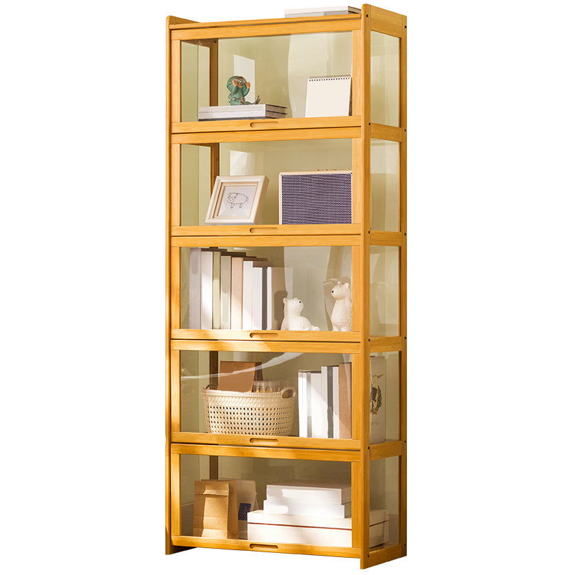 27.6" W Rectangle Accent Cabinet, Contemporary Chest in Natural/Gray Clearhalo 'Cabinets & Chests' 'cabinets_chests' 'furn' 'furn_cabinets_chests' 'Furniture' 'Living Room Furniture' 7172243