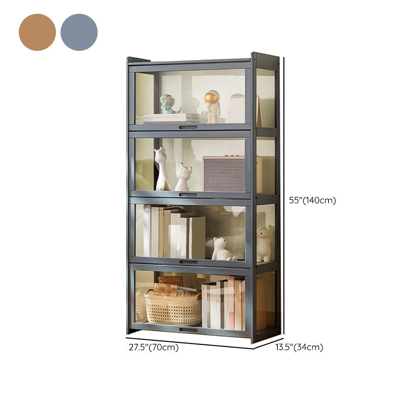 27.6" W Rectangle Accent Cabinet, Contemporary Chest in Natural/Gray Clearhalo 'Cabinets & Chests' 'cabinets_chests' 'furn' 'furn_cabinets_chests' 'Furniture' 'Living Room Furniture' 7172251