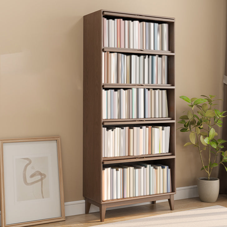 Wood Accent Cabinet, Glass Doors Storage Cabinet - Solid Wood Clearhalo 'Cabinets & Chests' 'cabinets_chests' 'furn' 'furn_cabinets_chests' 'Furniture' 'Living Room Furniture' 7172370