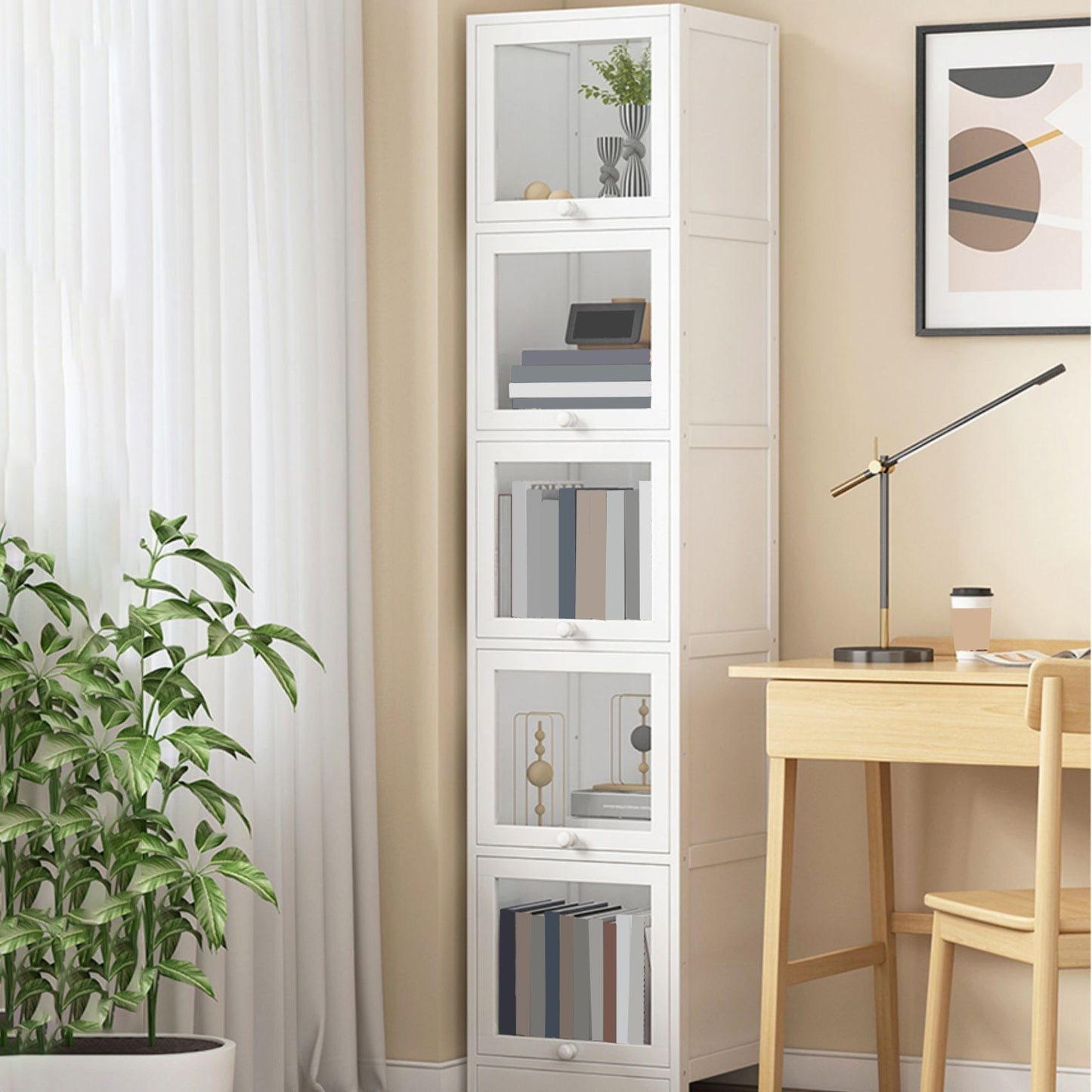 Modern Rectangle Accent Cabinet Rectangle Wood Cabinet with Doors Clearhalo 'Cabinets & Chests' 'cabinets_chests' 'furn' 'furn_cabinets_chests' 'Furniture' 'Living Room Furniture' 7172465