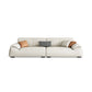 Glam Leather Sofa with Bolster Pillows Seating for Living Room Nappa Clearhalo 'furn' 'furn_sofas' 'Furniture' 'Living Room Furniture' 'Sofa' 'sofas' 7172535