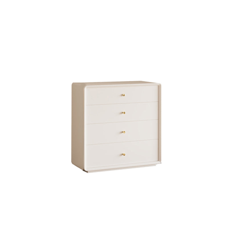 Modern Standard Storage Cabinet White Wood Side Cabinet with Drawers 28"L x 16"W x 33"H Clearhalo 'Cabinets & Chests' 'cabinets_chests' 'furn' 'furn_cabinets_chests' 'Furniture' 'Living Room Furniture' 7172551