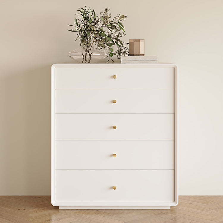 Modern Standard Storage Cabinet White Wood Side Cabinet with Drawers Clearhalo 'Cabinets & Chests' 'cabinets_chests' 'furn' 'furn_cabinets_chests' 'Furniture' 'Living Room Furniture' 7172553