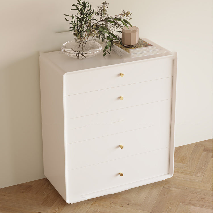 Modern Standard Storage Cabinet White Wood Side Cabinet with Drawers Clearhalo 'Cabinets & Chests' 'cabinets_chests' 'furn' 'furn_cabinets_chests' 'Furniture' 'Living Room Furniture' 7172555
