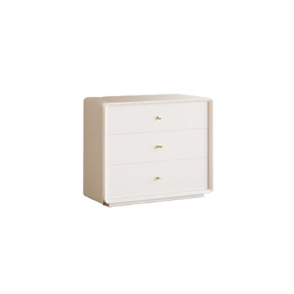 Modern Standard Storage Cabinet White Wood Side Cabinet with Drawers 28"L x 16"W x 28"H Clearhalo 'Cabinets & Chests' 'cabinets_chests' 'furn' 'furn_cabinets_chests' 'Furniture' 'Living Room Furniture' 7172556