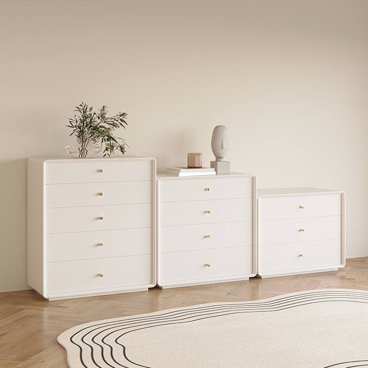 Modern Standard Storage Cabinet White Wood Side Cabinet with Drawers Clearhalo 'Cabinets & Chests' 'cabinets_chests' 'furn' 'furn_cabinets_chests' 'Furniture' 'Living Room Furniture' 7172557