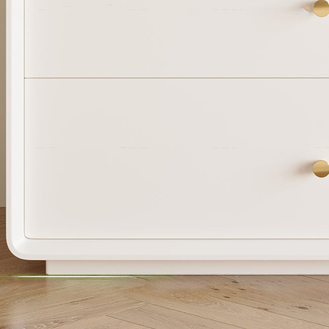 Modern Standard Storage Cabinet White Wood Side Cabinet with Drawers Clearhalo 'Cabinets & Chests' 'cabinets_chests' 'furn' 'furn_cabinets_chests' 'Furniture' 'Living Room Furniture' 7172561