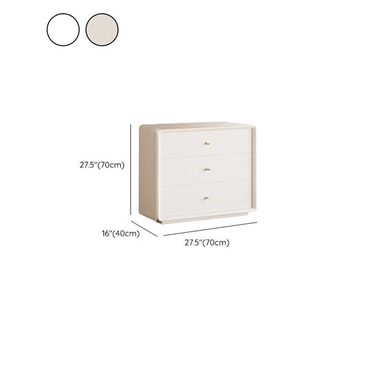 Modern Standard Storage Cabinet White Wood Side Cabinet with Drawers Clearhalo 'Cabinets & Chests' 'cabinets_chests' 'furn' 'furn_cabinets_chests' 'Furniture' 'Living Room Furniture' 7172564
