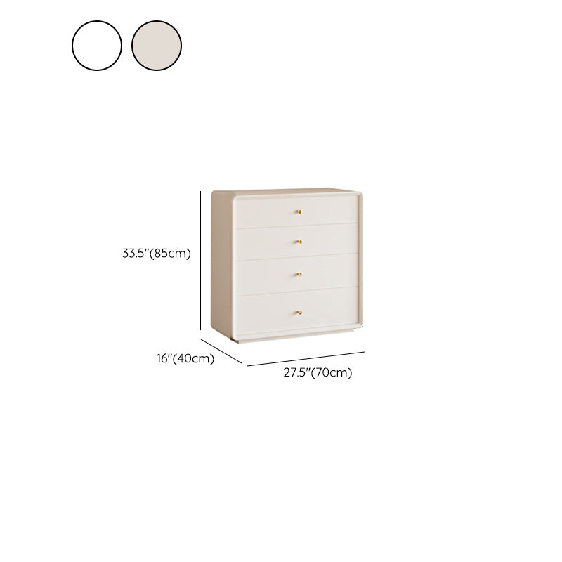 Modern Standard Storage Cabinet White Wood Side Cabinet with Drawers Clearhalo 'Cabinets & Chests' 'cabinets_chests' 'furn' 'furn_cabinets_chests' 'Furniture' 'Living Room Furniture' 7172565