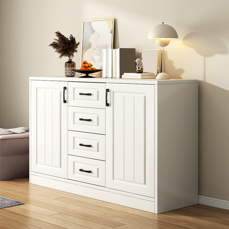 White Accent Cabinet Standard Rectangle Side Cabinet with Doors Clearhalo 'Cabinets & Chests' 'cabinets_chests' 'furn' 'furn_cabinets_chests' 'Furniture' 'Living Room Furniture' 7172611