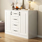 White Accent Cabinet Standard Rectangle Side Cabinet with Doors Clearhalo 'Cabinets & Chests' 'cabinets_chests' 'furn' 'furn_cabinets_chests' 'Furniture' 'Living Room Furniture' 7172612