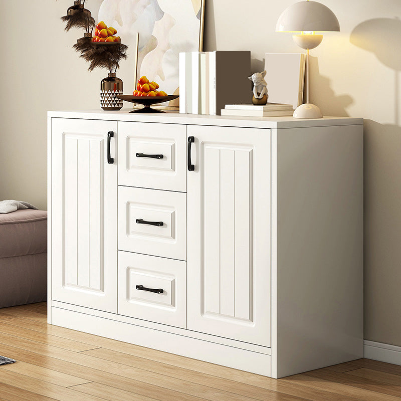 White Accent Cabinet Standard Rectangle Side Cabinet with Doors 35.5"L x 13"W x 29"H 2 Clearhalo 'Cabinets & Chests' 'cabinets_chests' 'furn' 'furn_cabinets_chests' 'Furniture' 'Living Room Furniture' 7172616