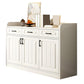 White Accent Cabinet Standard Rectangle Side Cabinet with Doors Clearhalo 'Cabinets & Chests' 'cabinets_chests' 'furn' 'furn_cabinets_chests' 'Furniture' 'Living Room Furniture' 7172617
