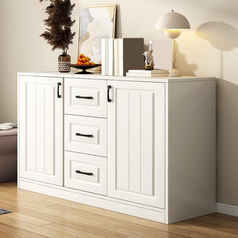 White Accent Cabinet Standard Rectangle Side Cabinet with Doors 47"L x 13"W x 29"H 2 Clearhalo 'Cabinets & Chests' 'cabinets_chests' 'furn' 'furn_cabinets_chests' 'Furniture' 'Living Room Furniture' 7172618