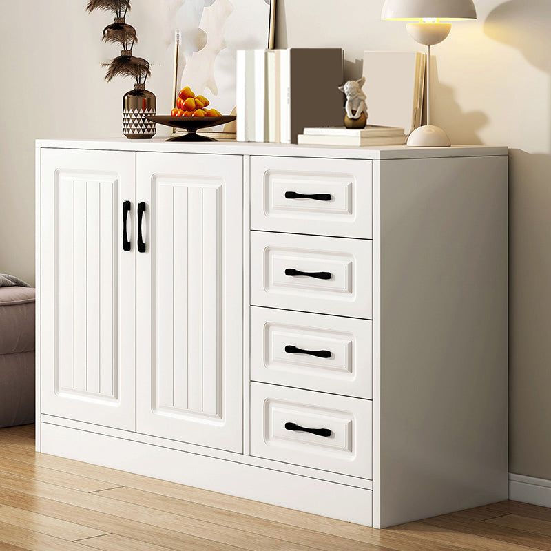 White Accent Cabinet Standard Rectangle Side Cabinet with Doors 35.5"L x 15"W x 29"H 2 Clearhalo 'Cabinets & Chests' 'cabinets_chests' 'furn' 'furn_cabinets_chests' 'Furniture' 'Living Room Furniture' 7172623