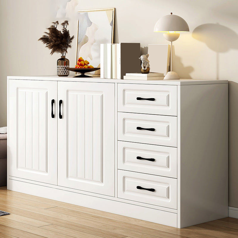 White Accent Cabinet Standard Rectangle Side Cabinet with Doors 47"L x 15"W x 29"H 2 Clearhalo 'Cabinets & Chests' 'cabinets_chests' 'furn' 'furn_cabinets_chests' 'Furniture' 'Living Room Furniture' 7172624