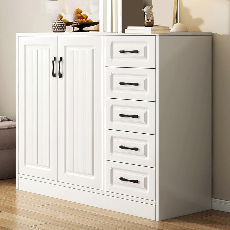 White Accent Cabinet Standard Rectangle Side Cabinet with Doors 35.5"L x 15"W x 35.5"H 2 Clearhalo 'Cabinets & Chests' 'cabinets_chests' 'furn' 'furn_cabinets_chests' 'Furniture' 'Living Room Furniture' 7172625