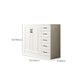 White Accent Cabinet Standard Rectangle Side Cabinet with Doors Clearhalo 'Cabinets & Chests' 'cabinets_chests' 'furn' 'furn_cabinets_chests' 'Furniture' 'Living Room Furniture' 7172638