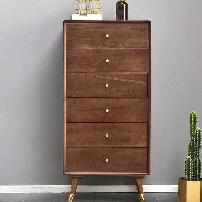 Solid Wood Accent Chest Mid Century Drawers Included Cabinet