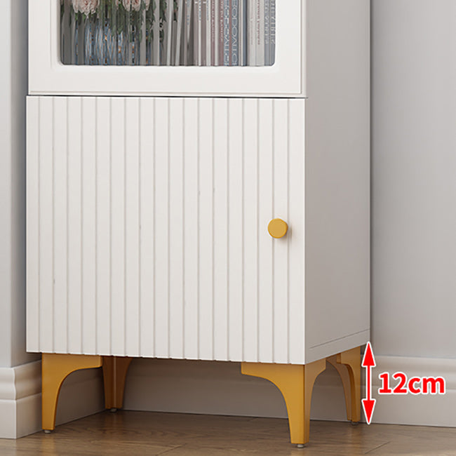 Gabinete de acento de molde de vidrio contemporáneo 2 - gabinete lateral de cajón