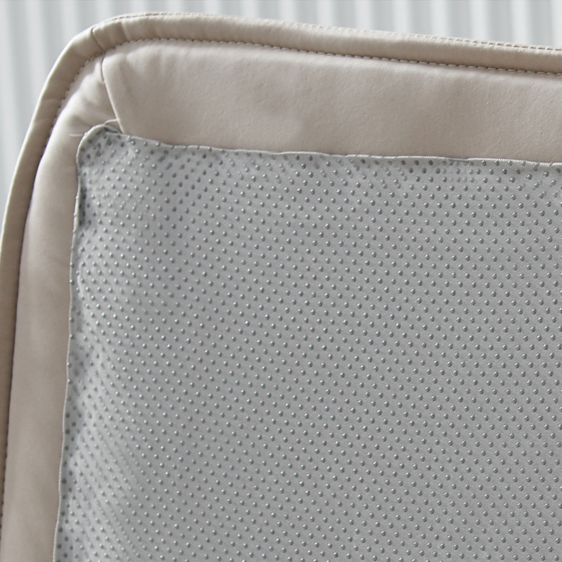 Modernistic Sofa with Bolster Pillows Armless Settee for Bonus Room