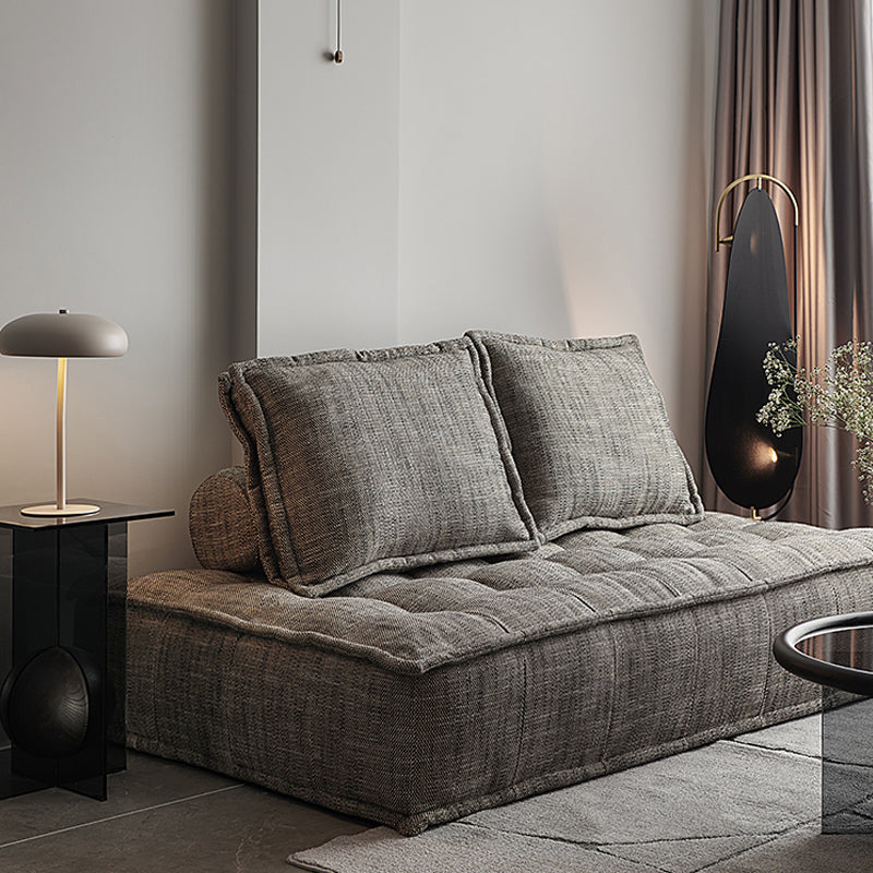 ボルスター枕を備えたモダンなソファボーナスルーム用アームレスセッピー