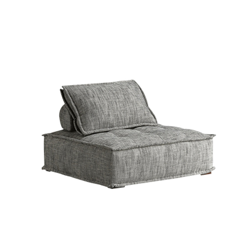 ボルスター枕を備えたモダンなソファボーナスルーム用アームレスセッピー