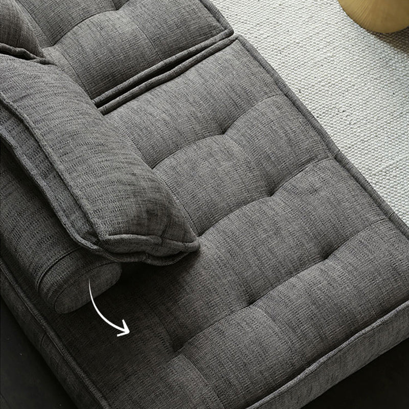 ボルスター枕を備えたモダンなソファボーナスルーム用アームレスセッピー