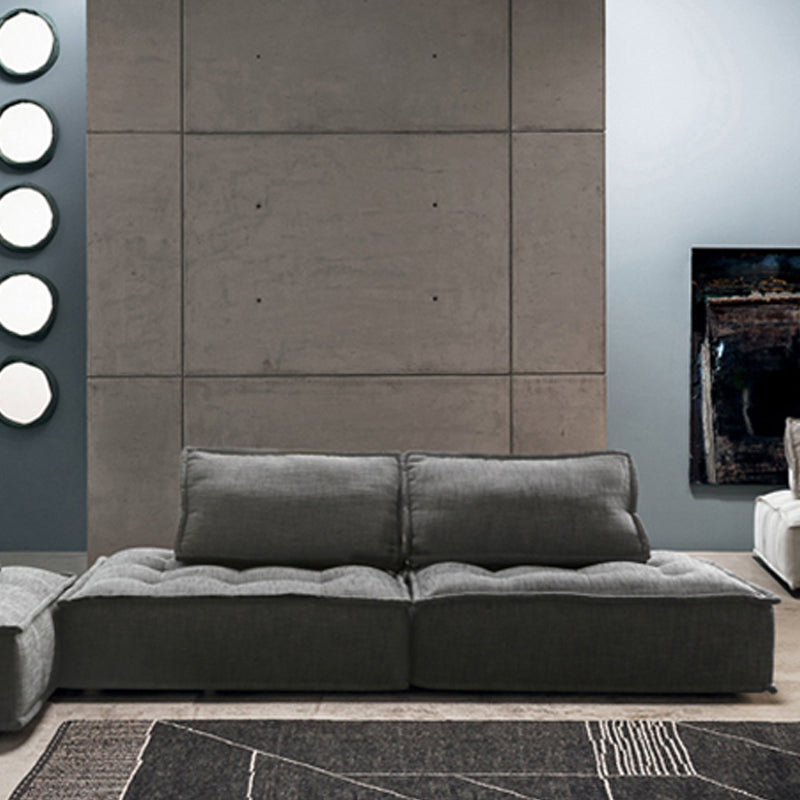 ボルスター枕を備えたモダンなソファボーナスルーム用アームレスセッピー