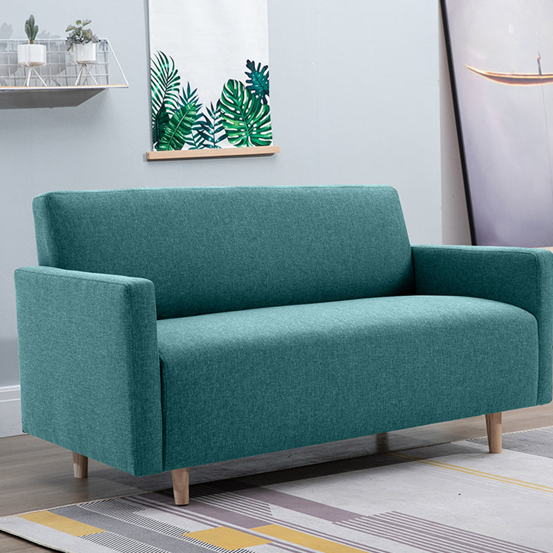 Modernistische Standardsofa -Kissen Quadratarm 2 Sitzer Wohnzimmer Sofa