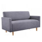 Modernistische Standardsofa -Kissen Quadratarm 2 Sitzer Wohnzimmer Sofa