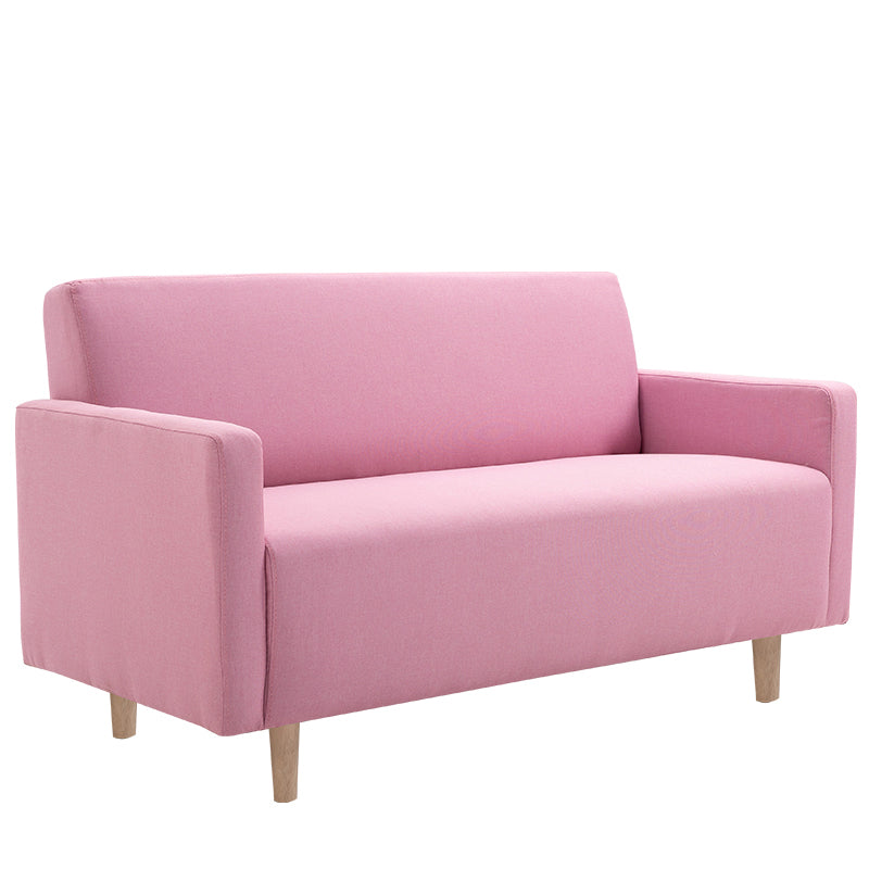 Modernistische Standardsofa -Kissen Quadratarm 2 Sitzer Wohnzimmer Sofa