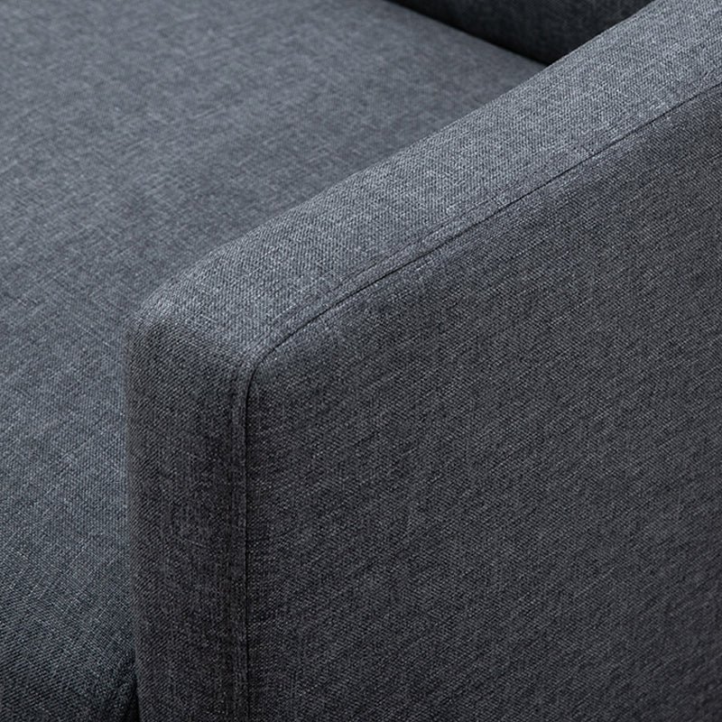 Modernistische Standardsofa -Kissen Quadratarm 2 Sitzer Wohnzimmer Sofa