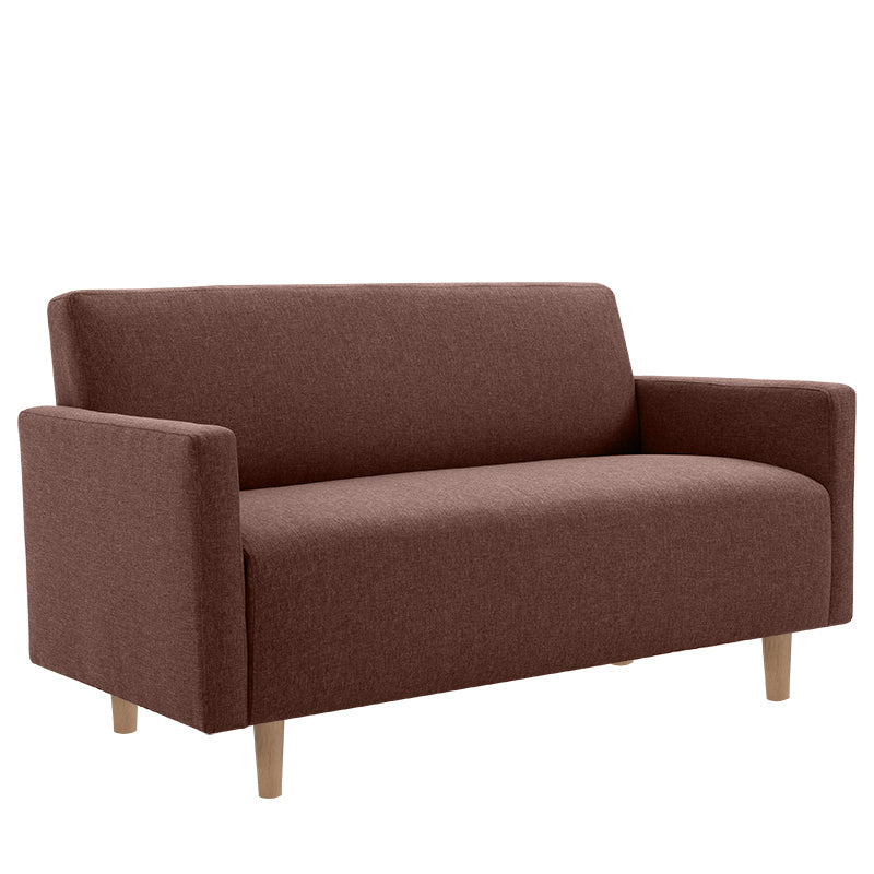 Modernistische Standardsofa -Kissen Quadratarm 2 Sitzer Wohnzimmer Sofa