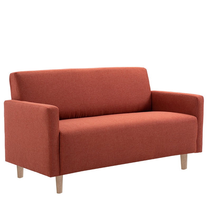 Modernistische Standardsofa -Kissen Quadratarm 2 Sitzer Wohnzimmer Sofa