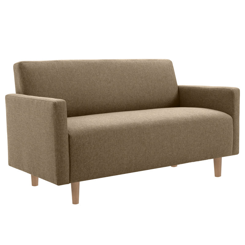 Modernistische Standardsofa -Kissen Quadratarm 2 Sitzer Wohnzimmer Sofa