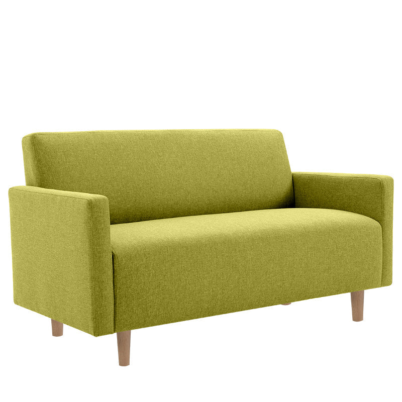Modernistische Standardsofa -Kissen Quadratarm 2 Sitzer Wohnzimmer Sofa