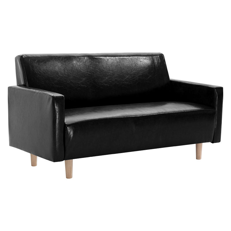Modernistische Standardsofa -Kissen Quadratarm 2 Sitzer Wohnzimmer Sofa