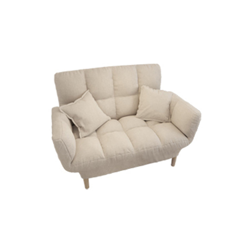 Modernistic Living Room Cotton Blend Sofa Biscuit Back Seating Clearhalo 'furn' 'furn_sofas' 'Furniture' 'Living Room Furniture' 'Sofa' 'sofas' 7172937