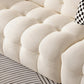 Modernistic Biscuit Back Sofa Tuxedo Arm Loveseat for Living Room