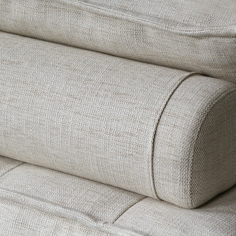 Canapé contemporain avec oreillers de soutillement et sans arme pour la salle bonus