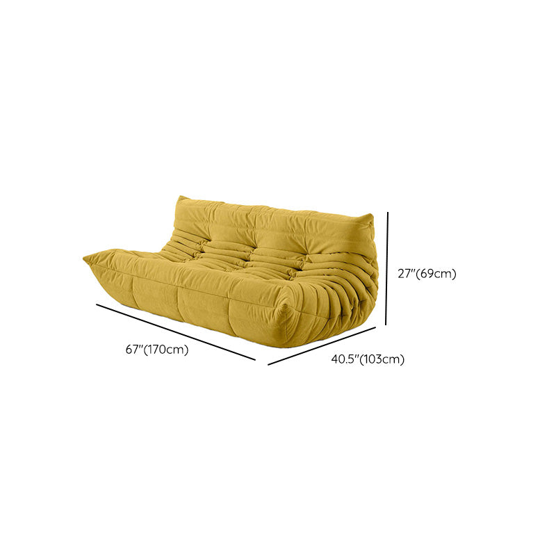 Contemporary Tufted Cushions Armless Living Room Standard Seating Clearhalo 'furn' 'furn_sofas' 'Furniture' 'Living Room Furniture' 'Sofa' 'sofas' 7173075