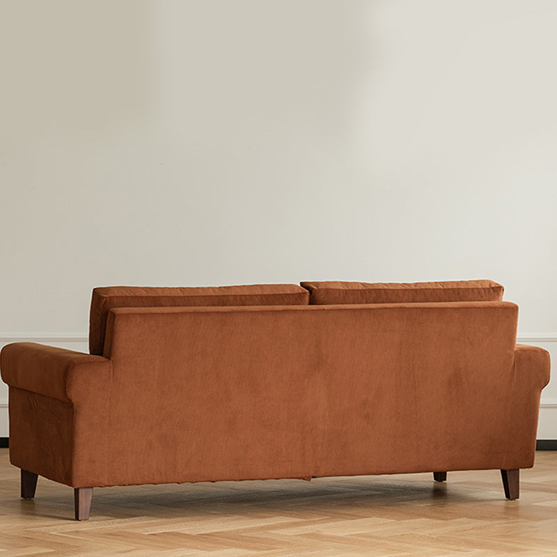 Modernistic Fabric Loveseat with Pillows and Cushion Modern Sofa for Room Clearhalo 'furn' 'furn_sofas' 'Furniture' 'Living Room Furniture' 'Sofa' 'sofas' 7173102