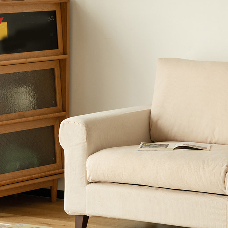 Modernistic Fabric Loveseat with Pillows and Cushion Modern Sofa for Room Clearhalo 'furn' 'furn_sofas' 'Furniture' 'Living Room Furniture' 'Sofa' 'sofas' 7173106