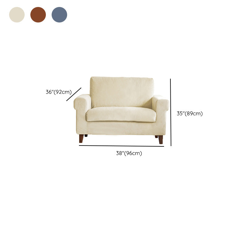 Modernistic Fabric Loveseat with Pillows and Cushion Modern Sofa for Room Clearhalo 'furn' 'furn_sofas' 'Furniture' 'Living Room Furniture' 'Sofa' 'sofas' 7173114