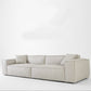 Ultra-Modern Genuine Sofa with Pillow Back and Square Arm in Wood Clearhalo 'furn' 'furn_sofas' 'Furniture' 'Living Room Furniture' 'Sofa' 'sofas' 7173154