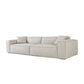 Ultra-Modern Genuine Sofa with Pillow Back and Square Arm in Wood Clearhalo 'furn' 'furn_sofas' 'Furniture' 'Living Room Furniture' 'Sofa' 'sofas' 7173156