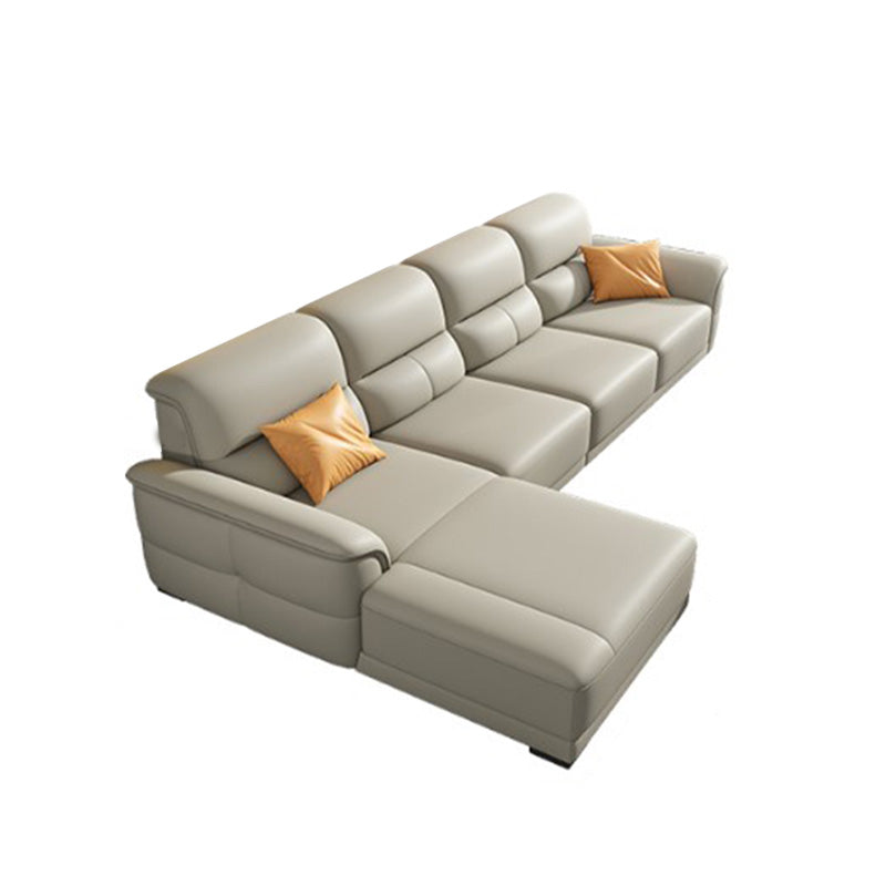 Ultra-modernes echtes Sofa mit Kissen Rücken und gerolltem Arm in Holz
